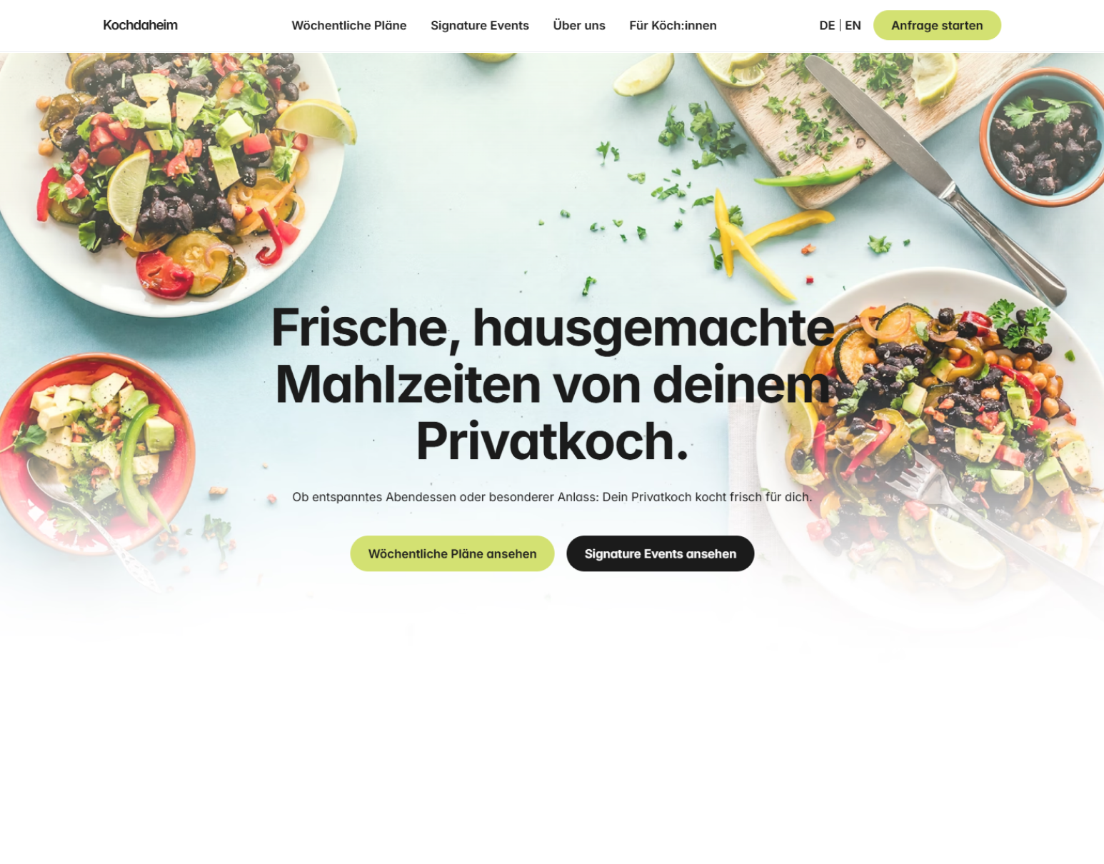 website hero